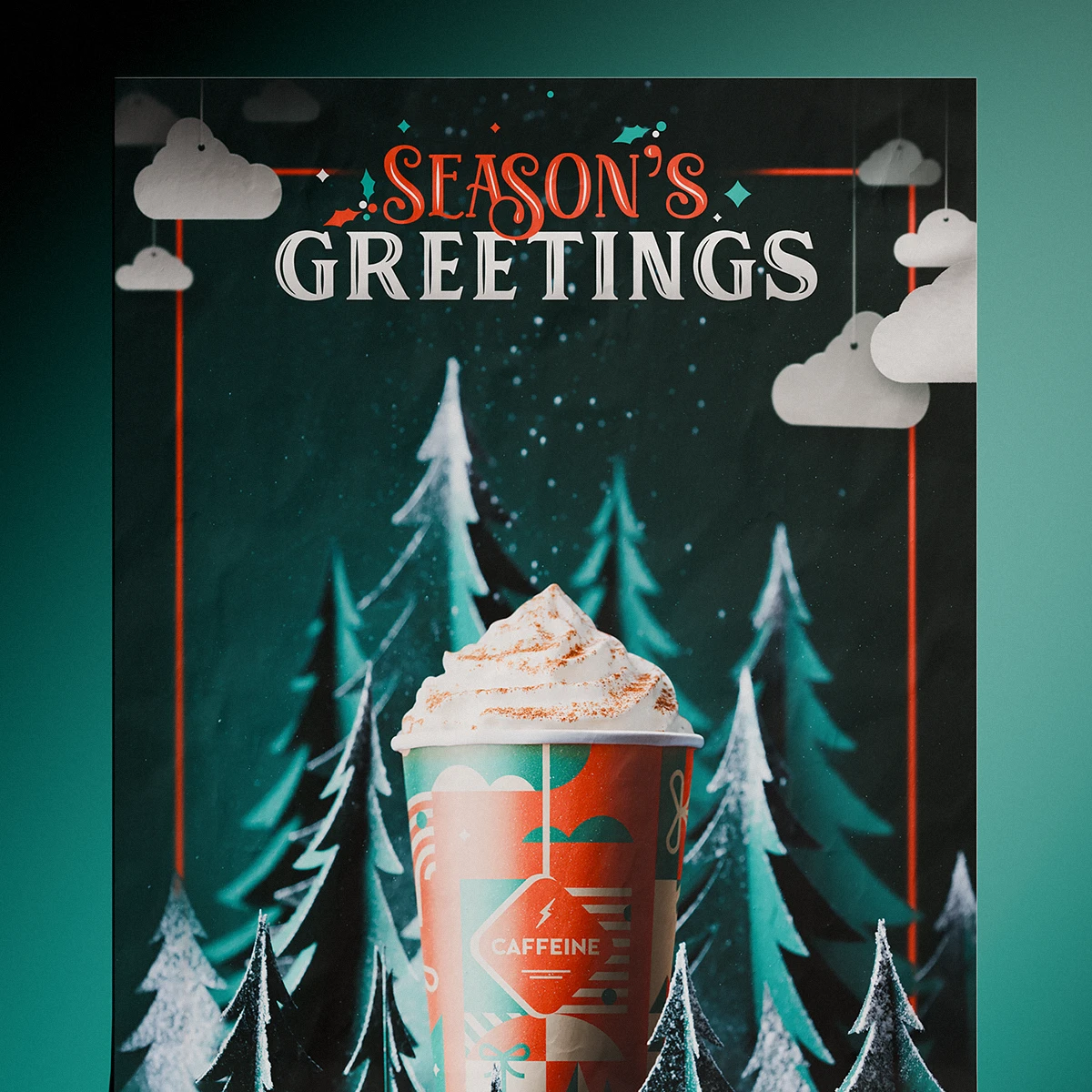 Caffeine Christmas Poster ’21